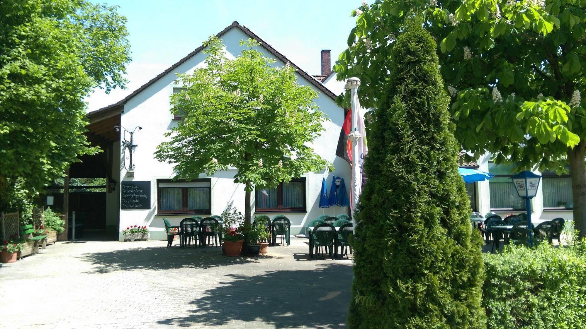 Gasthaus Pension Rezatgrund Windsbach Exteriör bild